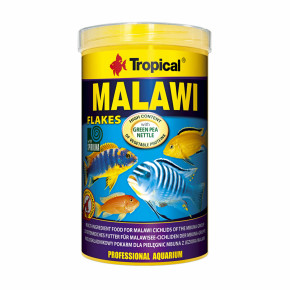 Tropical, Malawi Flakes, 1 000 ml, vločkové krmivo pro cichlidy mbuna z jezera Malawi