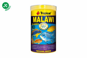 Tropical, Malawi Flakes, 1 000 ml, vločkové krmivo pro cichlidy mbuna z jezera Malawi © copyright jk animals, všechna práva vyhrazena