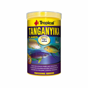 Tropical, Tanganyika Flakes, 250 ml, mnohosložkové krmivo pro cichlidy z jezera Tanganika