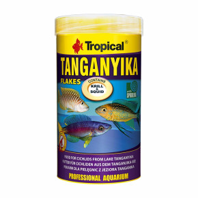 Tropical, Tanganyika Flakes, 1 000 ml, mnohosložkové krmivo pro cichlidy z jezera Tanganika