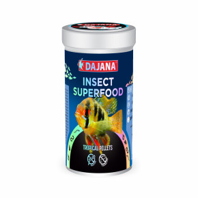 Dajana ISF Tropical Pellets, peletky – krmivo, 250 ml (insect superfood)