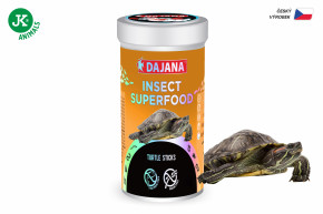Dajana ISF Turtle Sticks, sticky – krmivo, 250 ml (insect superfood) © copyright jk animals, všechna práva vyhrazena