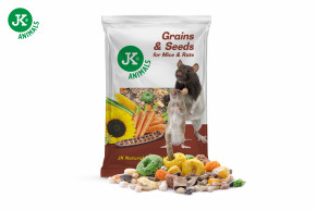 Zrniny a semínka, 1 kg, kompletní krmivo pro myši, krysy a potkany © copyright jk animals, všechna práva vyhrazena