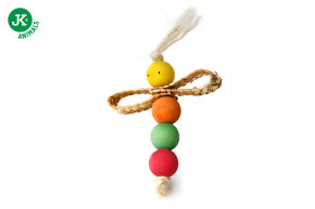JK ANIMALS, hračka vážka ze dřeva a slámy, 16 cm, hračka pro hlodavce © copyright jk animals, všechna práva vyhrazena
