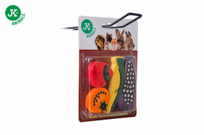 JK ANIMALS, mix hraček ovoce ze dřeva, 2–6 cm, hračka pro hlodavce  © copyright jk animals, všechna práva vyhrazena