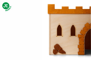 JK ANIMALS, Dřevěný domek Hrad pro morčata, 24×18×16 cm © copyright jk animals, všechna práva vyhrazena
