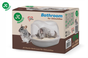 JK ANIMALS, plastová koupelna pro činčily, 26×20×20 cm © copyright jk animals, všechna práva vyhrazena