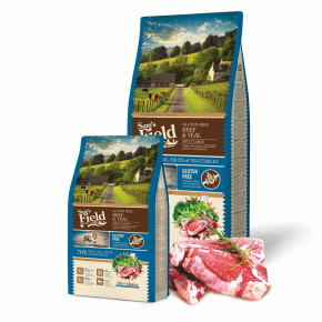 13 + 2,5 kg, Sam's Field Gluten Free Beef & Veal Adult Large
