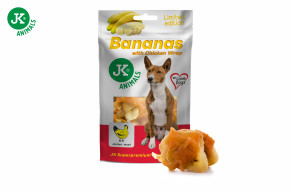 JK ANIMALS, kuřecí wrap s banánem, masový pamlsek, 80 g © copyright jk animals, všechna práva vyhrazena