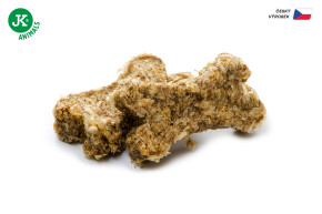 JK ANIMALS, Mini masová kost natural s kořenem pampelišky (0,5 %), 1 ks (přírodní pamlsek)