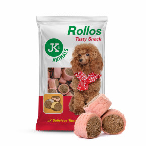 Rollos Tasty Snack Ham, šunkový rollos, 500 g, pečený pamlsek pro psy