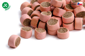 JK ANIMALS, Rollos Tasty Snack Ham, šunkový rollos, 500 g, pečený pamlsek pro psy © copyright jk animals, všechna práva vyhrazena