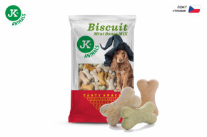 JK ANIMALS, Biscuit Mini Bone Mix, mini kostičky mix, 500 g, pečený pamlsek pro psy © copyright jk animals, všechna práva vyhrazena