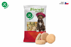 JK ANIMALS, Biscuit Wheels Mix, kolečka mix, 500 g, pečený pamlsek pro psy © copyright jk animals, všechna práva vyhrazena