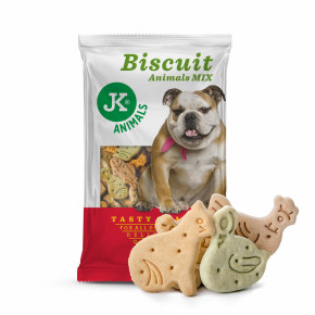 Biscuit Animals Mix, zvířátka mix, 500 g, pečený pamlsek pro psy