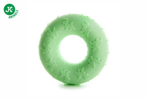 TPR Light kroužek z termoplastické pryže a EVA pěny, 7 cm, zelený © copyright jk animals, všechna práva vyhrazena