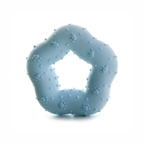 TPR Light hvězda z termoplastické pryže a EVA pěny, 7,5 cm, modrá