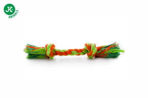 JK ANIMALS, bavlněný uzel, ideální pro aktivní hru, zeleno-oranžový, 20 cm © copyright jk animals, všechna práva vyhrazena