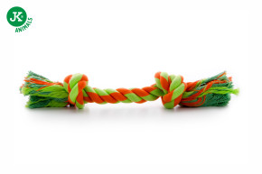 JK ANIMALS, bavlněný uzel, bavlněná hračka pro psy, ideální pro aktivní hru, zeleno-oranžový, 40 cm © copyright jk animals, všechna práva vyhrazena