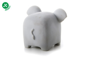 JK ANIMALS, vinylová kostka slon, šedá pískací hračka pro psy, ideální pro aktivní hru, 10 cm © copyright jk animals, všechna práva vyhrazena