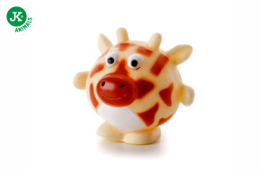 JK ANIMALS, vinylový míč žirafa, béžová pískací hračka pro psy, ideální pro aktivní hru, 10 cm © copyright jk animals, všechna práva vyhrazena