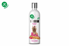 Prémiový šampon pro Jorkšírské teriéry (Yorky), 250 ml, s výtažky z ovsa, malin a ženšenu © copyright jk animals, všechna práva vyhrazena