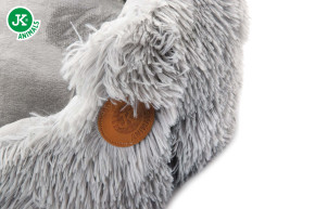 JK ANIMALS, pelíšek Yetti S, jemný pelíšek pro mini a malé psy, šedý, 45×45×15 cm © copyright jk animals, všechna práva vyhrazena