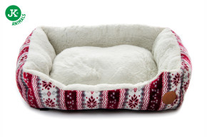 JK ANIMALS, pelíšek X-Mas M, vánoční pohodlný pelíšek pro psy, 70×55×20 cm © copyright jk animals, všechna práva vyhrazena