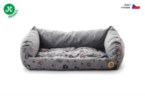 JK ANIMALS, kanape Grey Lux M, pohodlné kanape pro malé a střední psy, 65×45×20 cm © copyright jk animals, všechna práva vyhrazena