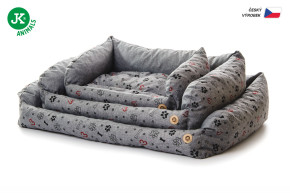 JK ANIMALS, kanape Grey Lux XL, pohodlné kanape pro velké psy, 105×75×20 cm © copyright jk animals, všechna práva vyhrazena