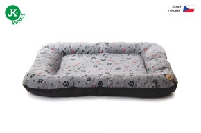 JK ANIMALS, poduška Grey Lux M, pohodlná poduška pro malé a střední psy, 70×45 cm © copyright jk animals, všechna práva vyhrazena