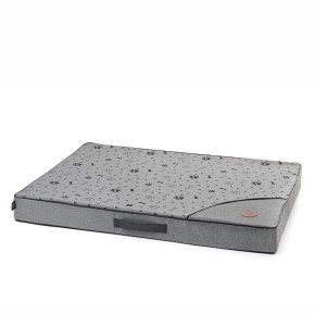 Matrace Memory Grey Lux L, šedá, 95 cm, matrace pro velké psy s paměťovou pěnou 