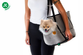 JK ANIMALS, taška Polar M, stylová taška pro malé psy, šedá, 50×30×31 cm © copyright jk animals, všechna práva vyhrazena