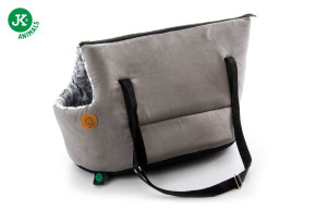 JK ANIMALS, taška Polar M, stylová taška pro malé psy, šedá, 50×30×31 cm © copyright jk animals, všechna práva vyhrazena