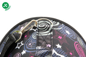 Cestovní taška Galaxy M, střední, tmavá, 28×49×27 cm © copyright jk animals, všechna práva vyhrazena