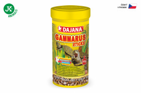 Dajana Gammarus Sticks, pelety – krmivo, 250 ml © copyright jk animals, všechna práva vyhrazena