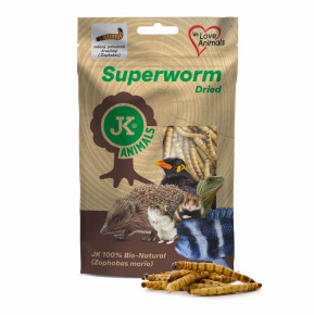 Sušený potemník brazilský, Superworm Dried, 80 g, (Zophobas morio)
