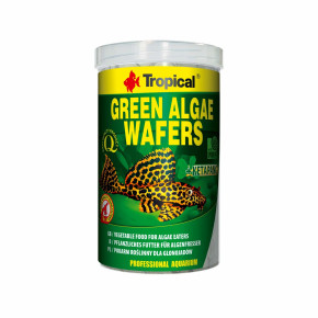 Tropical, Green Algae Wafers, 250 ml, rostlinné potápějící se oplatky se spirulinou pro ryby přísavkovité 