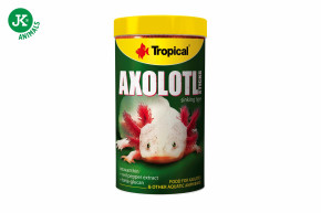 Tropical, Axolotl Sticks, 250 ml, speciální krmivo pro axolotly mexické a vodní obojživelníky © copyright jk animals, všechna práva vyhrazena