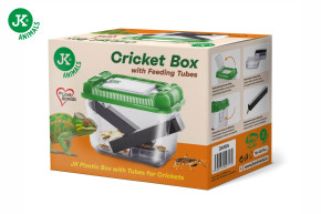 JK ANIMALS, přenosný průhledný box na cvrčky s dávkovačem © copyright jk animals, všechna práva vyhrazena