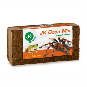 Podestýlka JK Coco Mix Lignocel Briquet, kokosová drť v bloku, 650 g